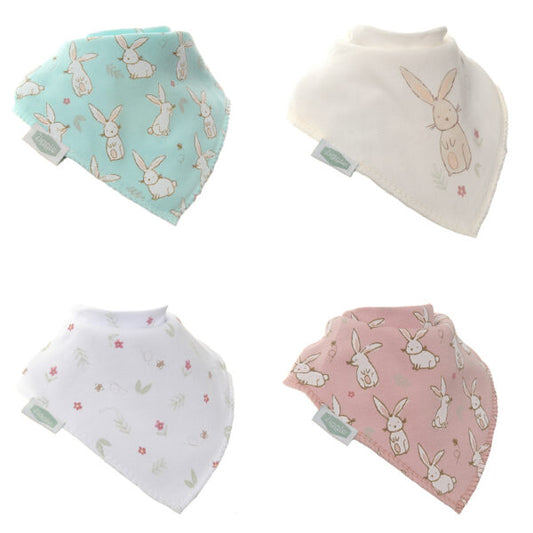 Bunnies bib set