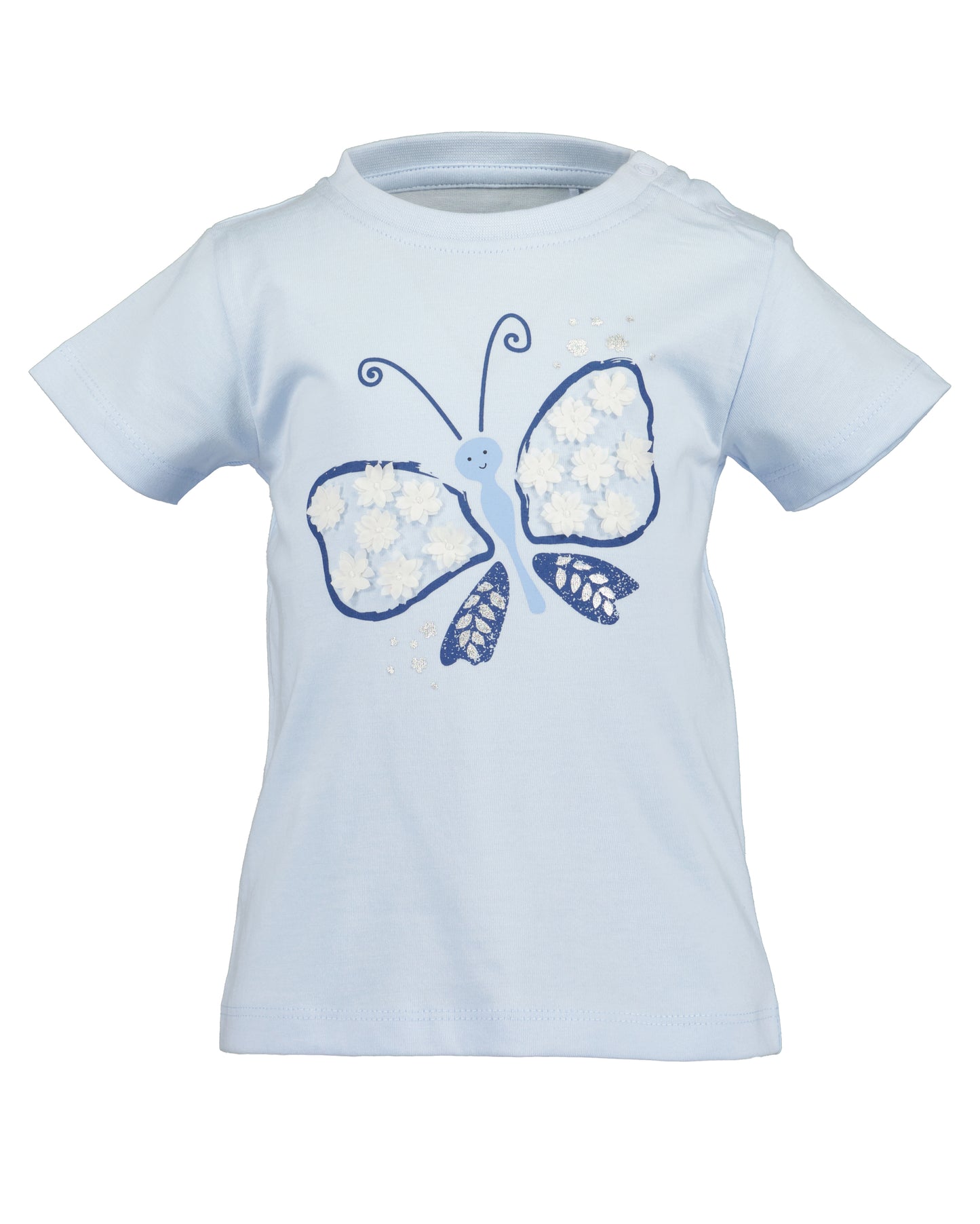 Blue Butterfly T Shirt