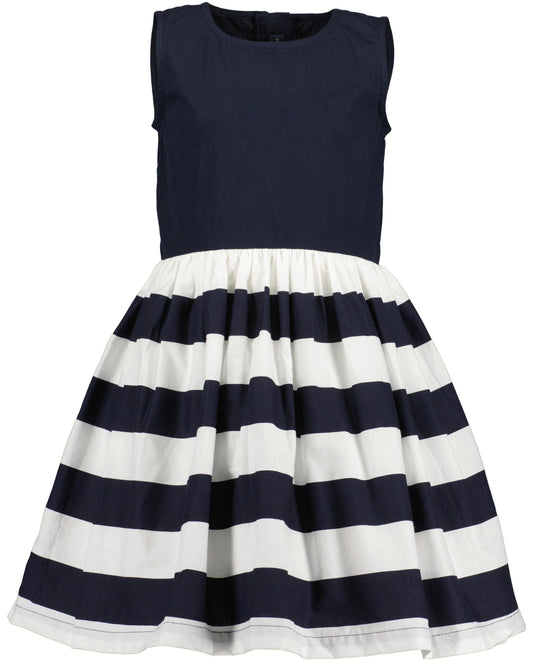 Navy & White Dress