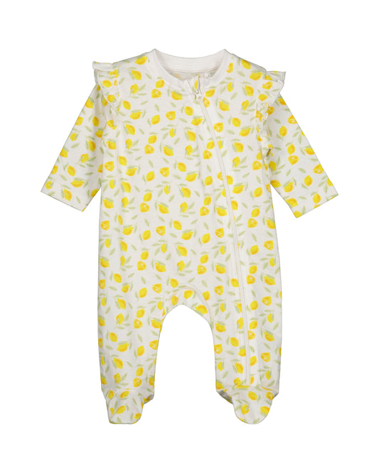 Baby Girls Lemon Babygrow