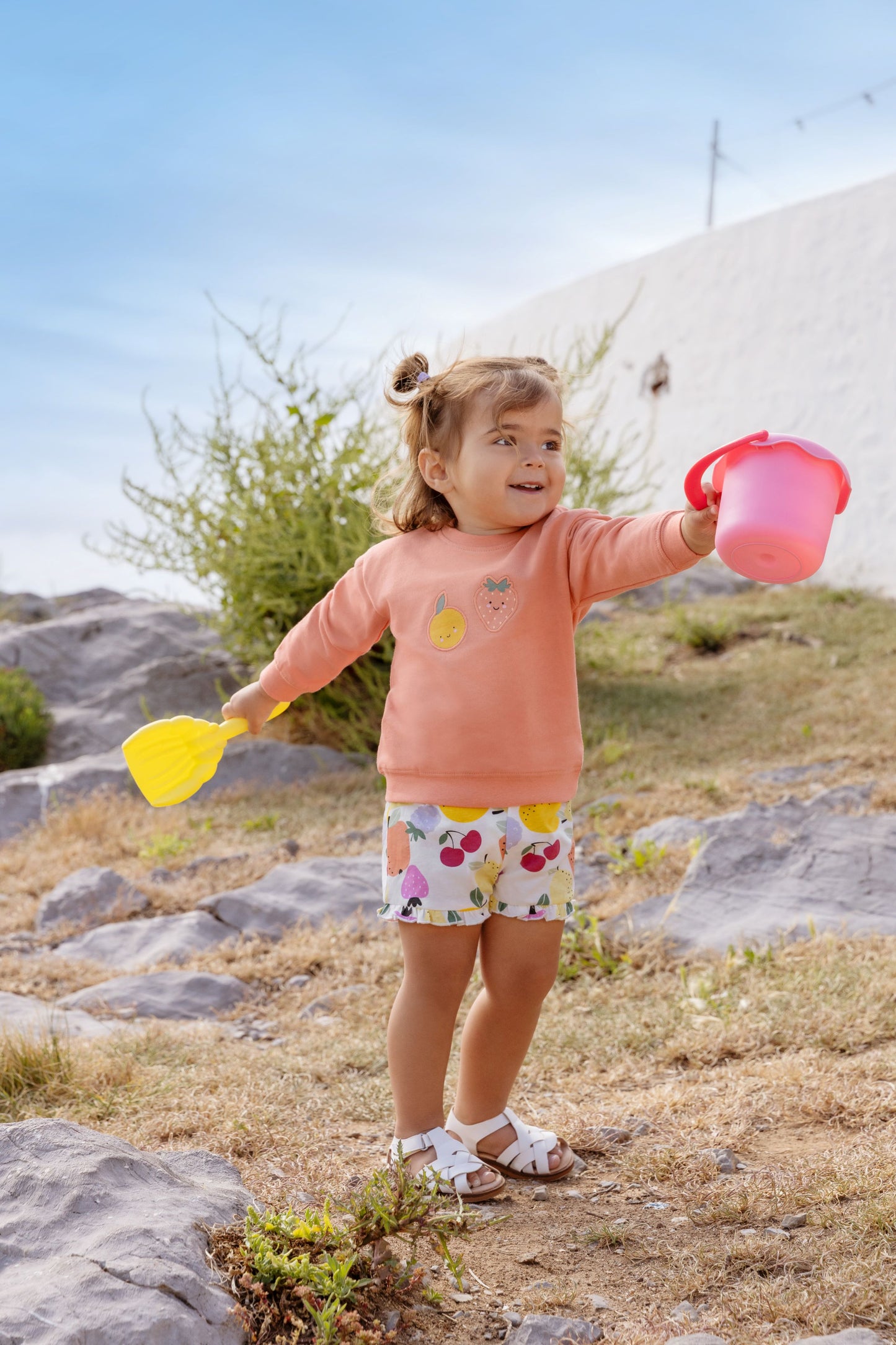 Toddler Girls Fruit Shorts