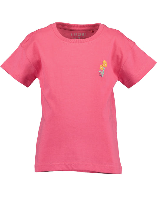 Girls Pink Floral T-Shirt