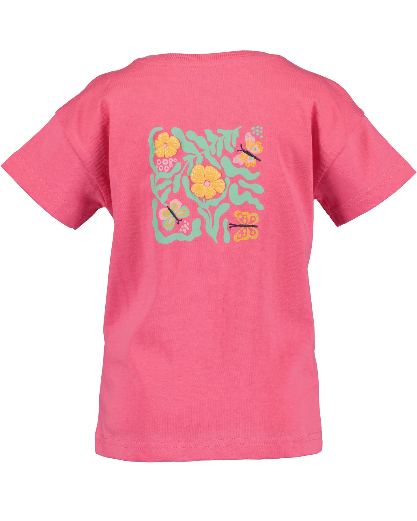 Girls Pink Floral T-Shirt