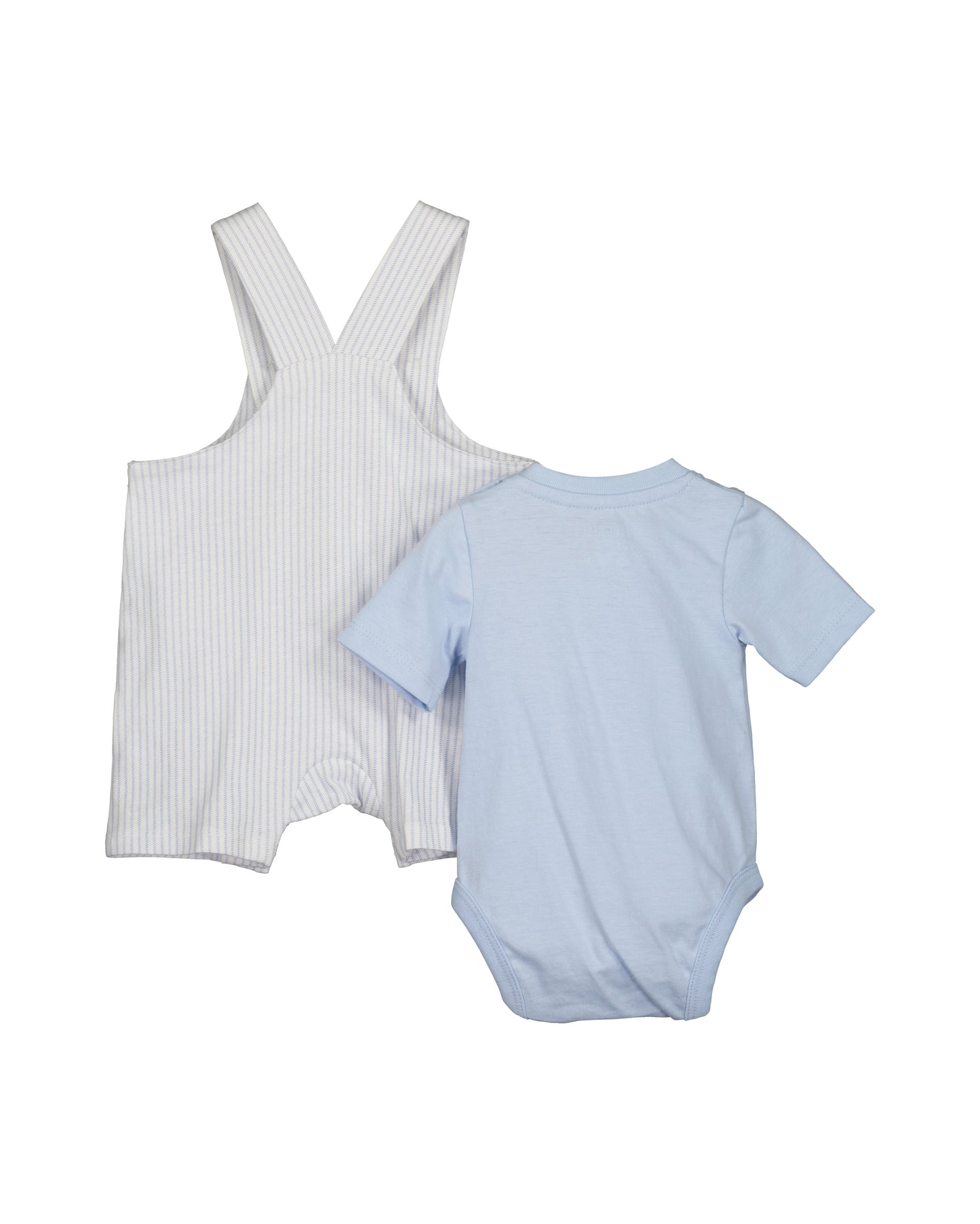 Baby Boys Blue Dungaree Set