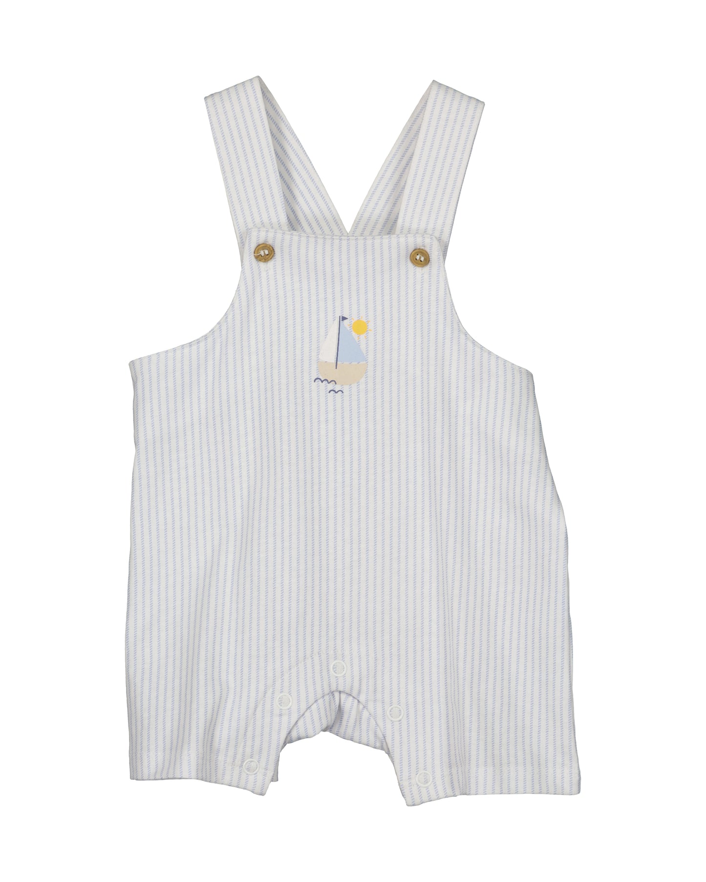 Baby Boys Blue Dungaree Set