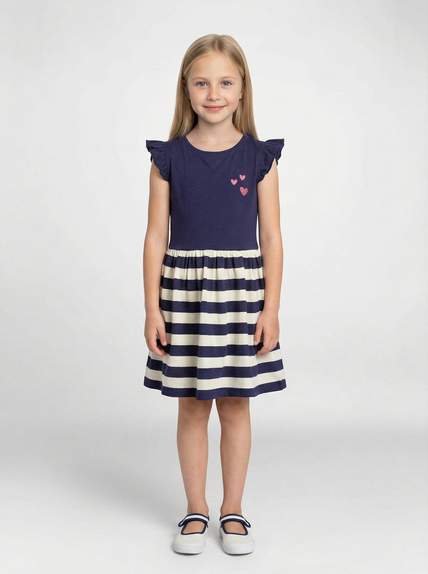 Girls Navy Dress