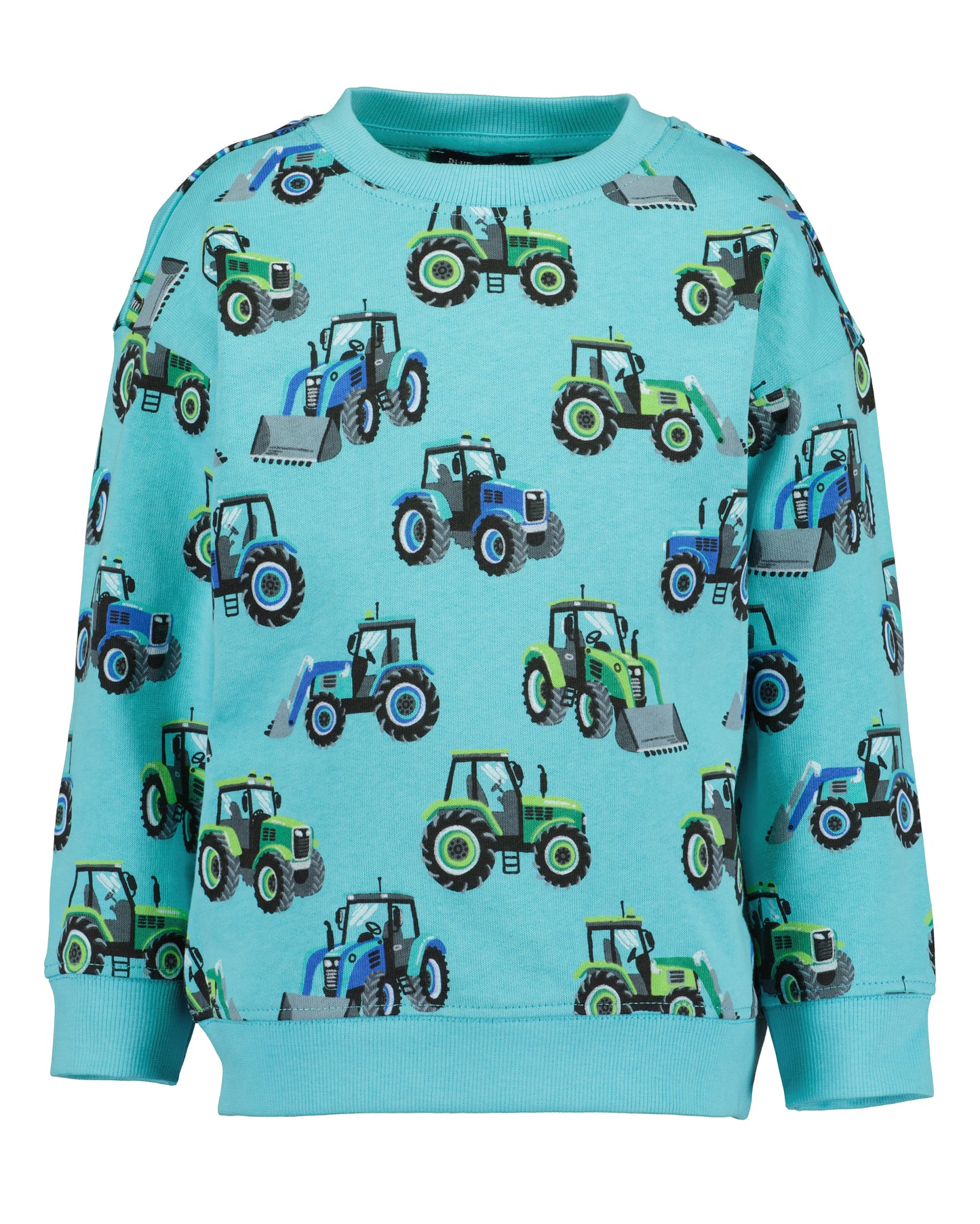 Boys Blue Tractor Sweatshirt