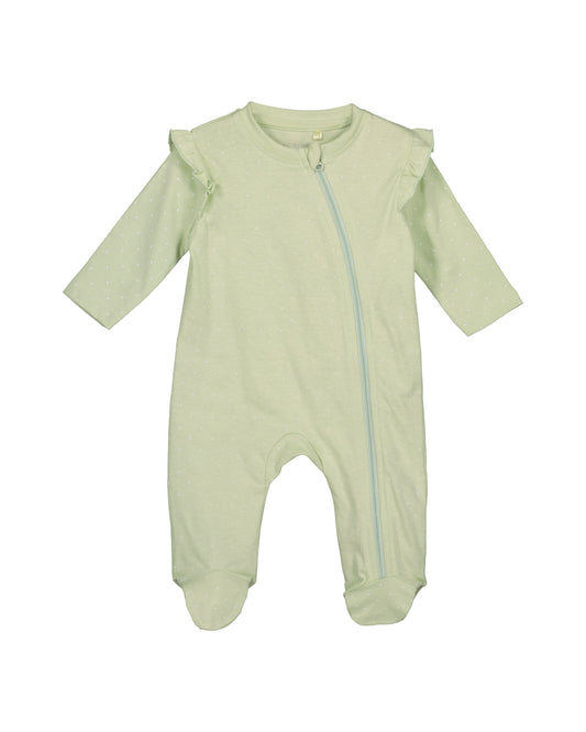 Baby Girls Green Babygrow