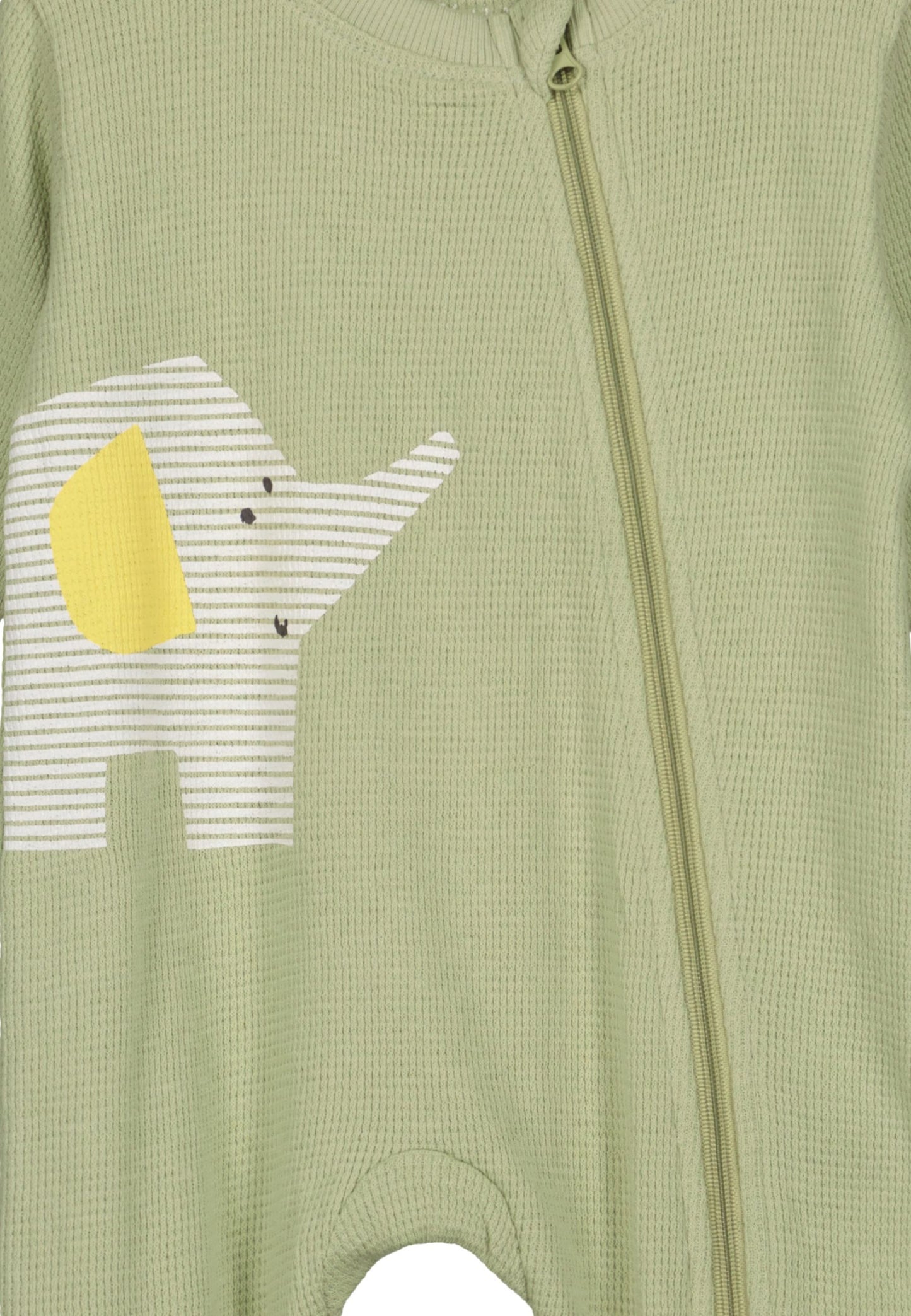 Green Elephant Babygrow