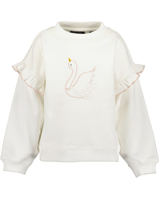 Girls Swan Jumper