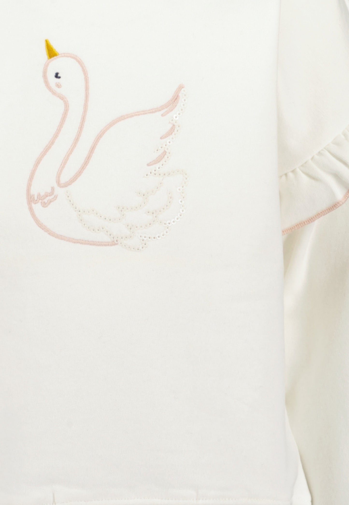 Girls Swan Jumper