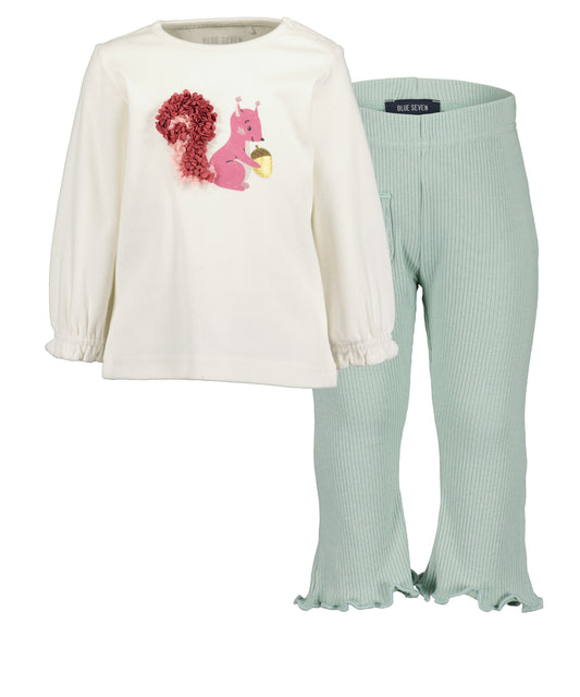 Girls' top and rib leggings