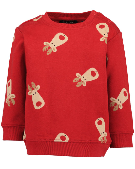 Christmas Red Reindeer Jumper