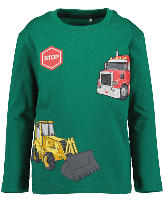 Boys Green Truck Top