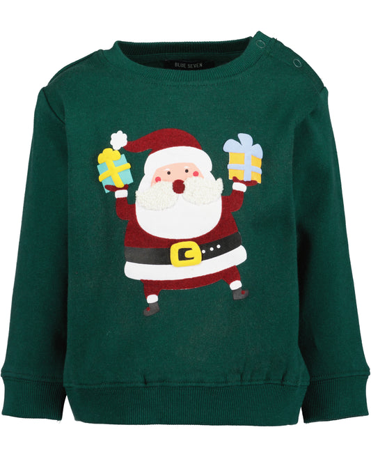 Christmas Green Santa Jumper