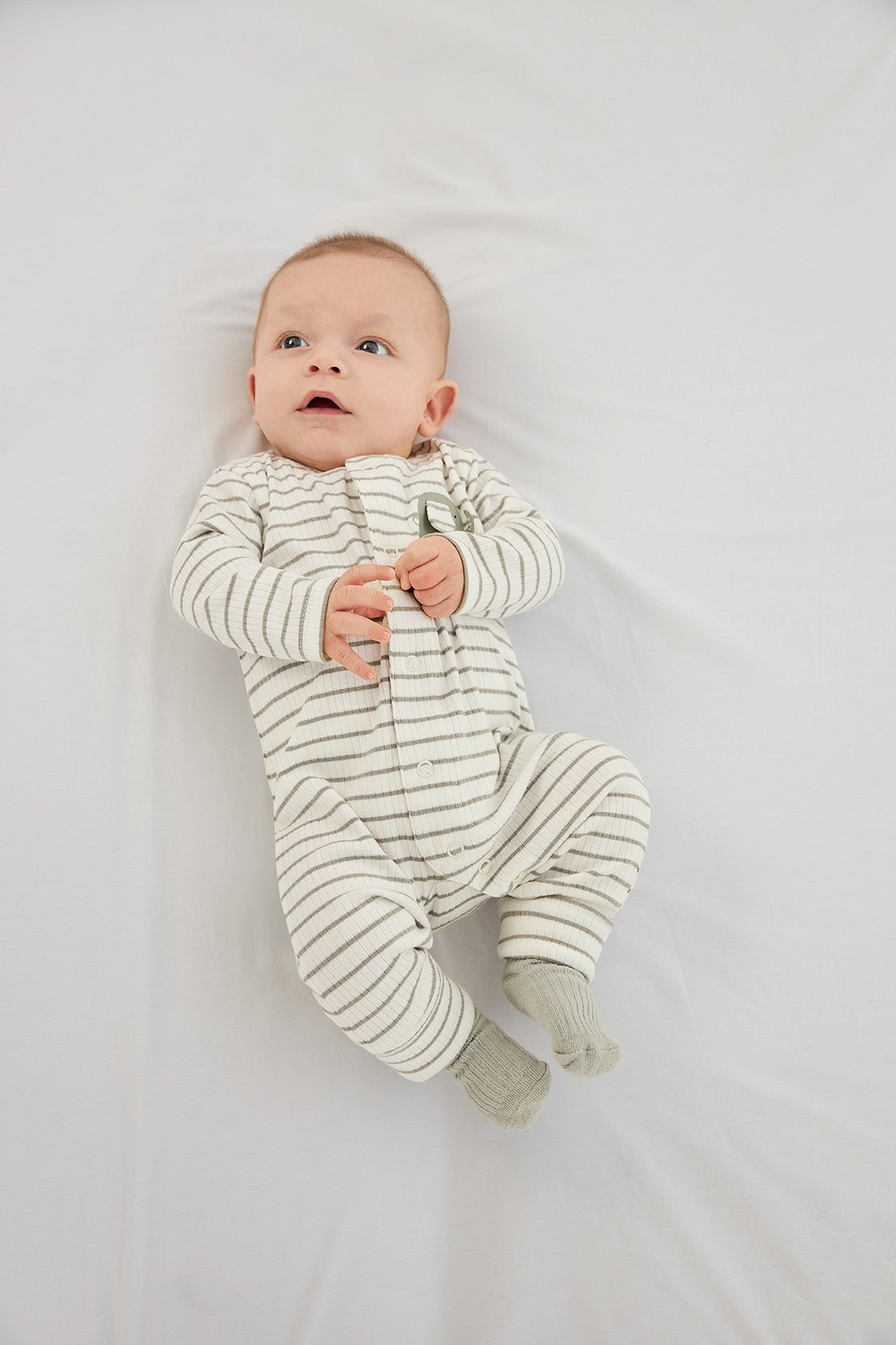 Baby Boy Stripped Babygrow