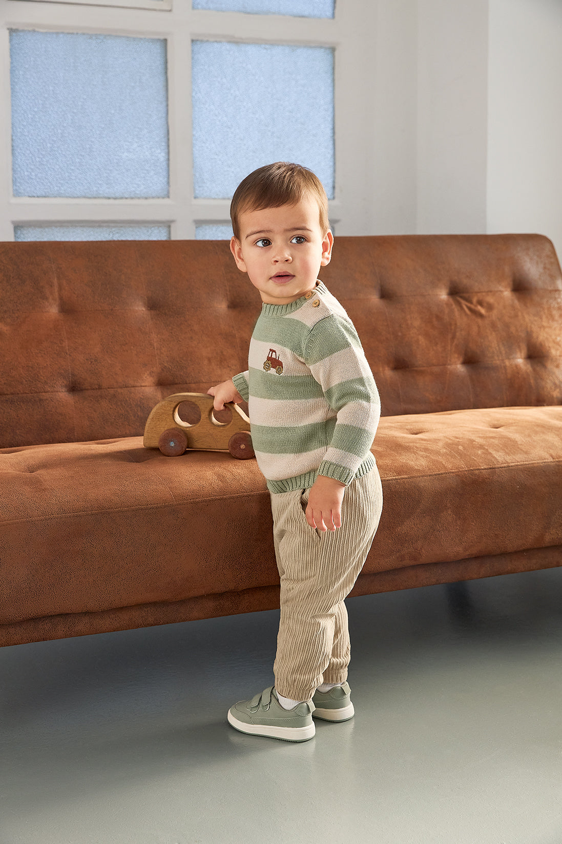 Toddler Boys Tractor Jumper