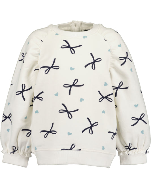 Baby Girls Bow Sweatshirt