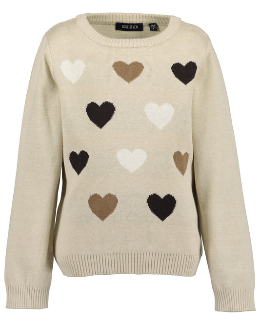 Girls Heart Jumper