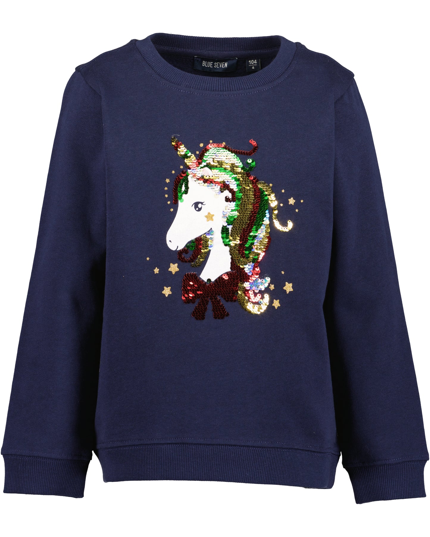 Girls Christmas Unicorn Sweatshirt