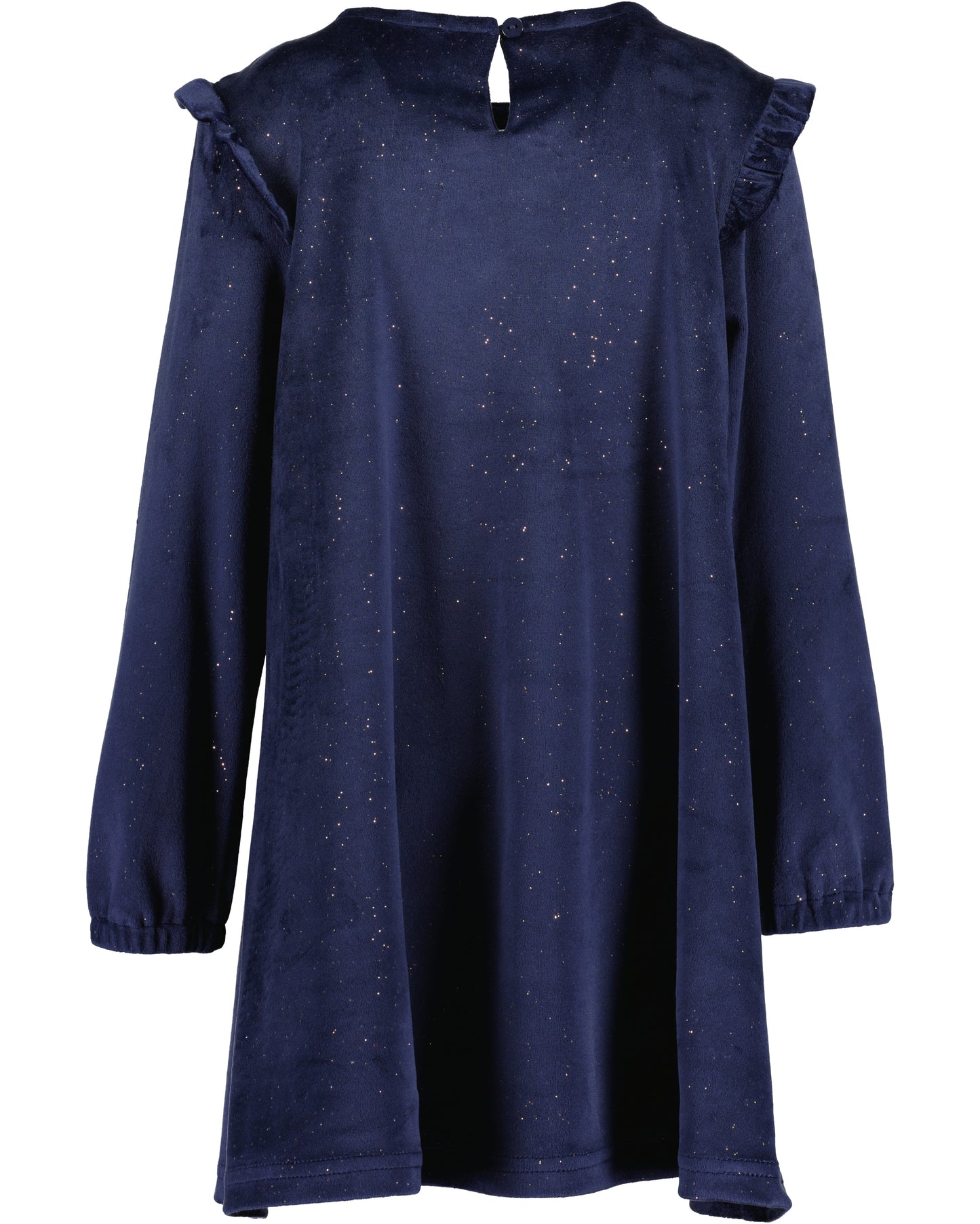Girls Navy Sparkle Dress