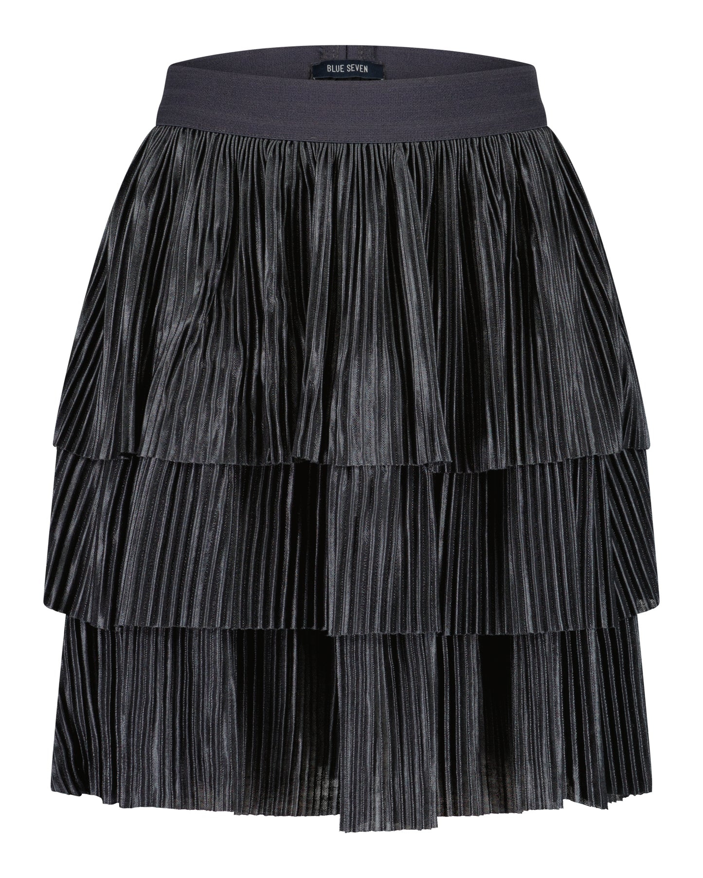 Girls Black Tiered Skirt