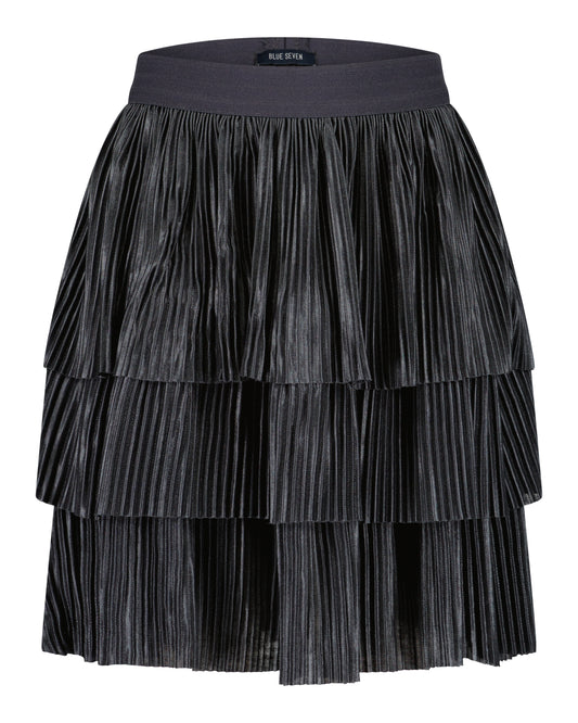 Girls Black Tiered Skirt