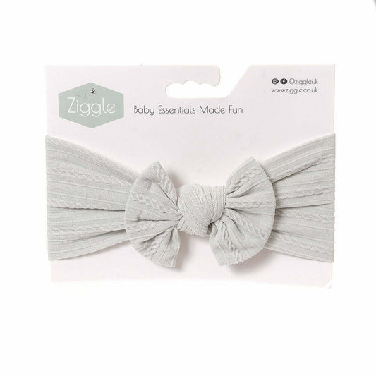 Sage Top Bow Turban Headband
