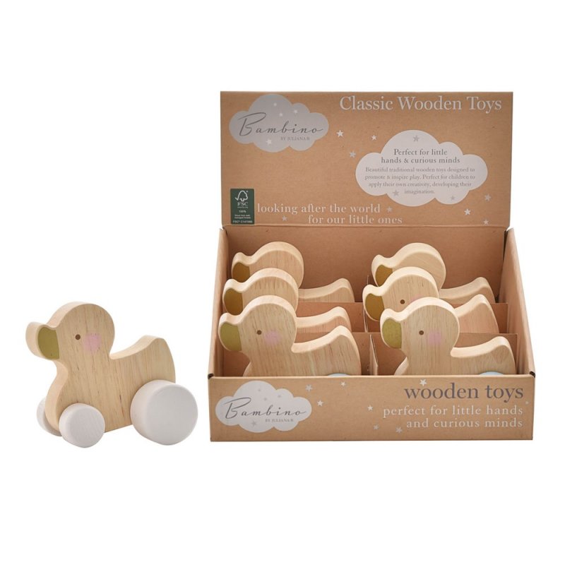 Bambino Wooden push Duck