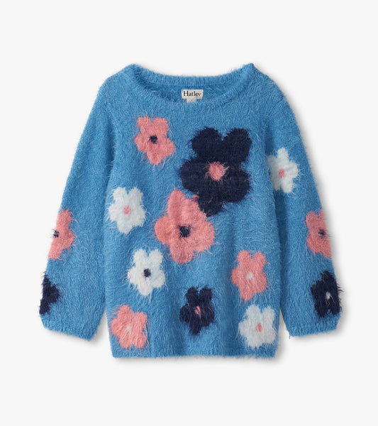 Floral Furry Jumper