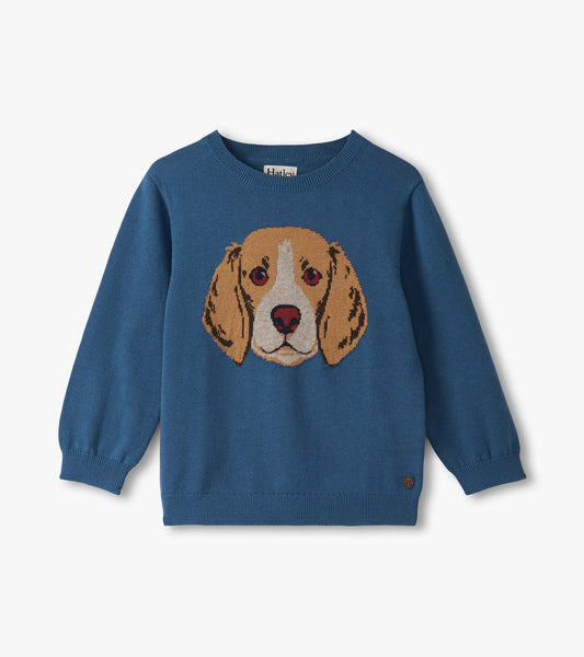 Puppy Crew Neck Sweater