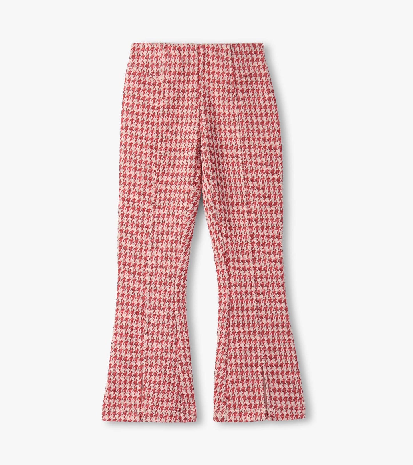 Checked Red Bell Bottoms