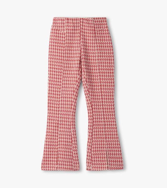 Checked Red Bell Bottoms