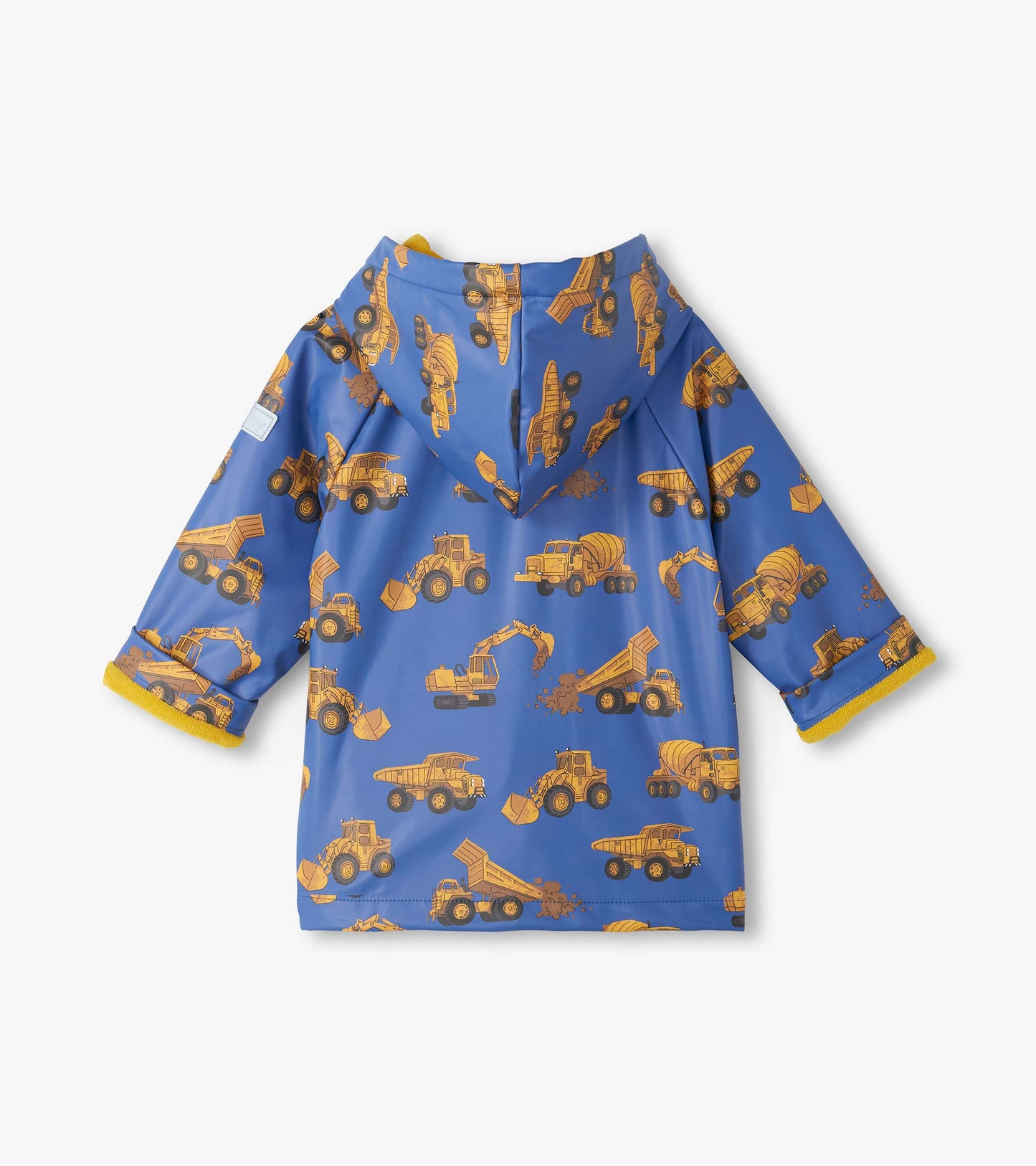 Construction Trucks Snap Rain Coat