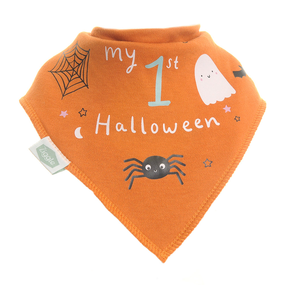 My 1st Halloween dribble bib