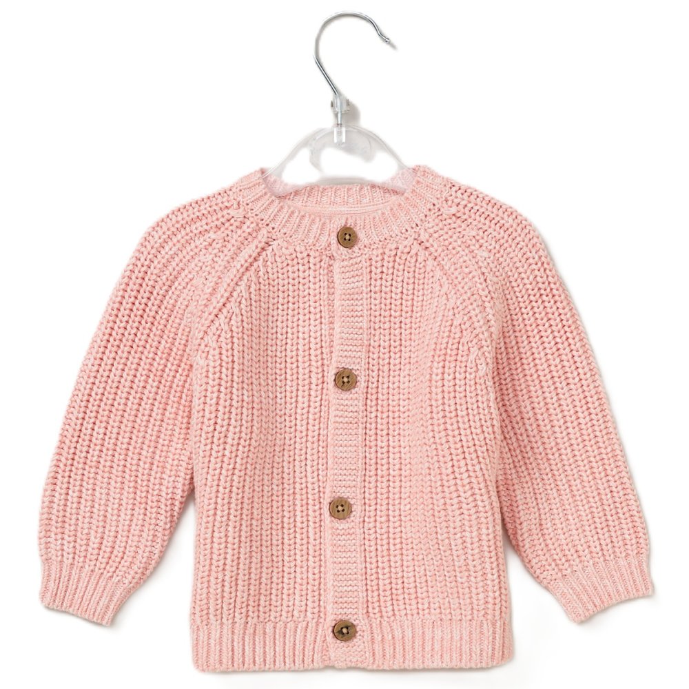 Pink Baby Cardigan With - Hello