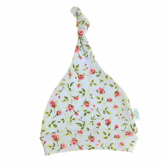 Blue Vintage Rose Hat