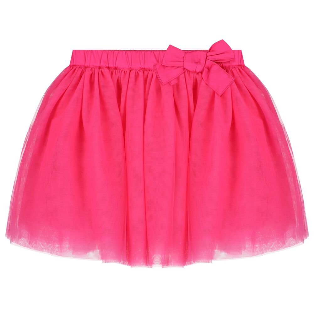 Fuchsia Ruffle Skirt