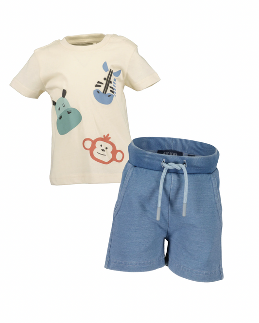 Baby Boys Wild Shorts & T-Shirt Set