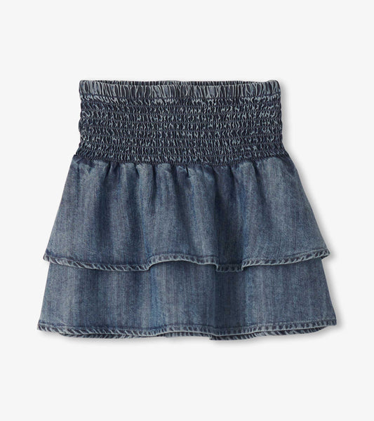 Tencel Smocked Skirt