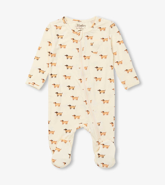 Mini hot-dog Dog Babygrow
