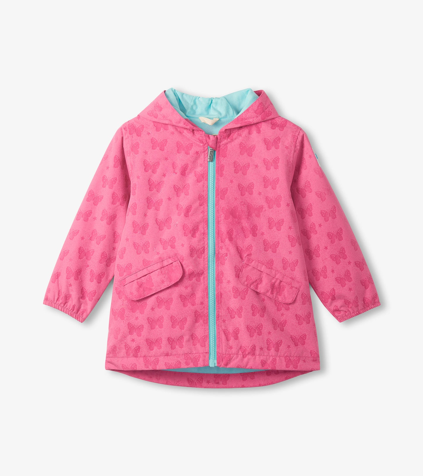 Colour reveal butterflies Waterproof Coat