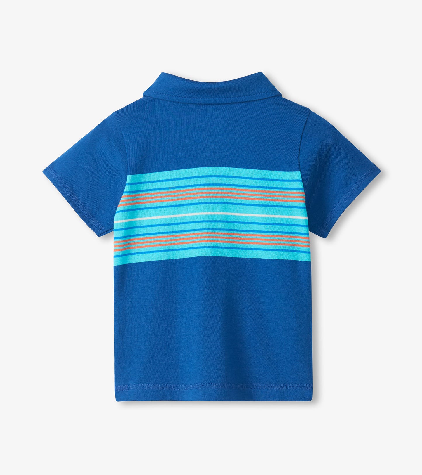 Limoges stripes peached jersey polo t-shirt