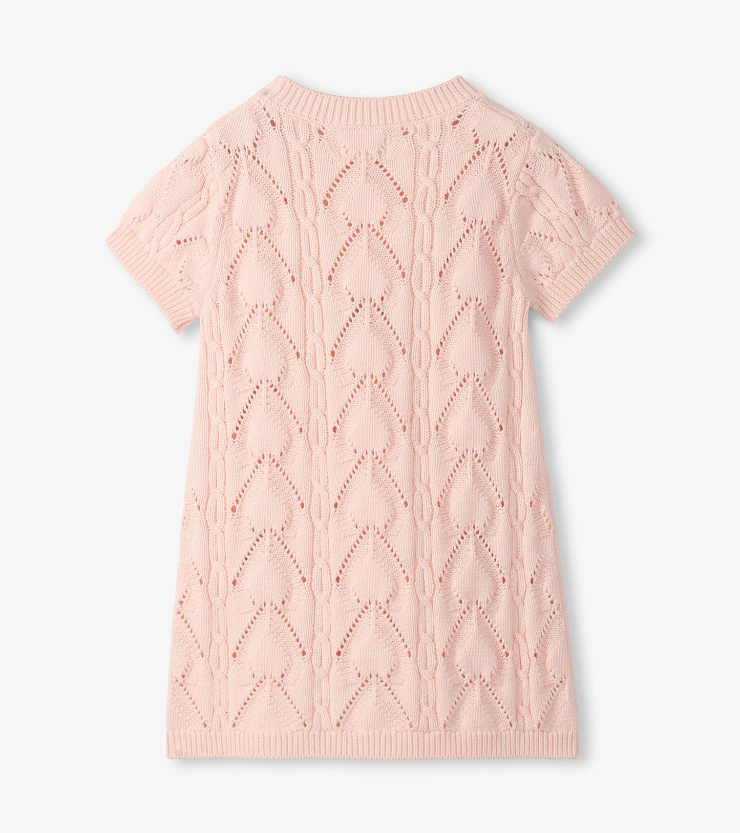 Pearl blush crochet dress