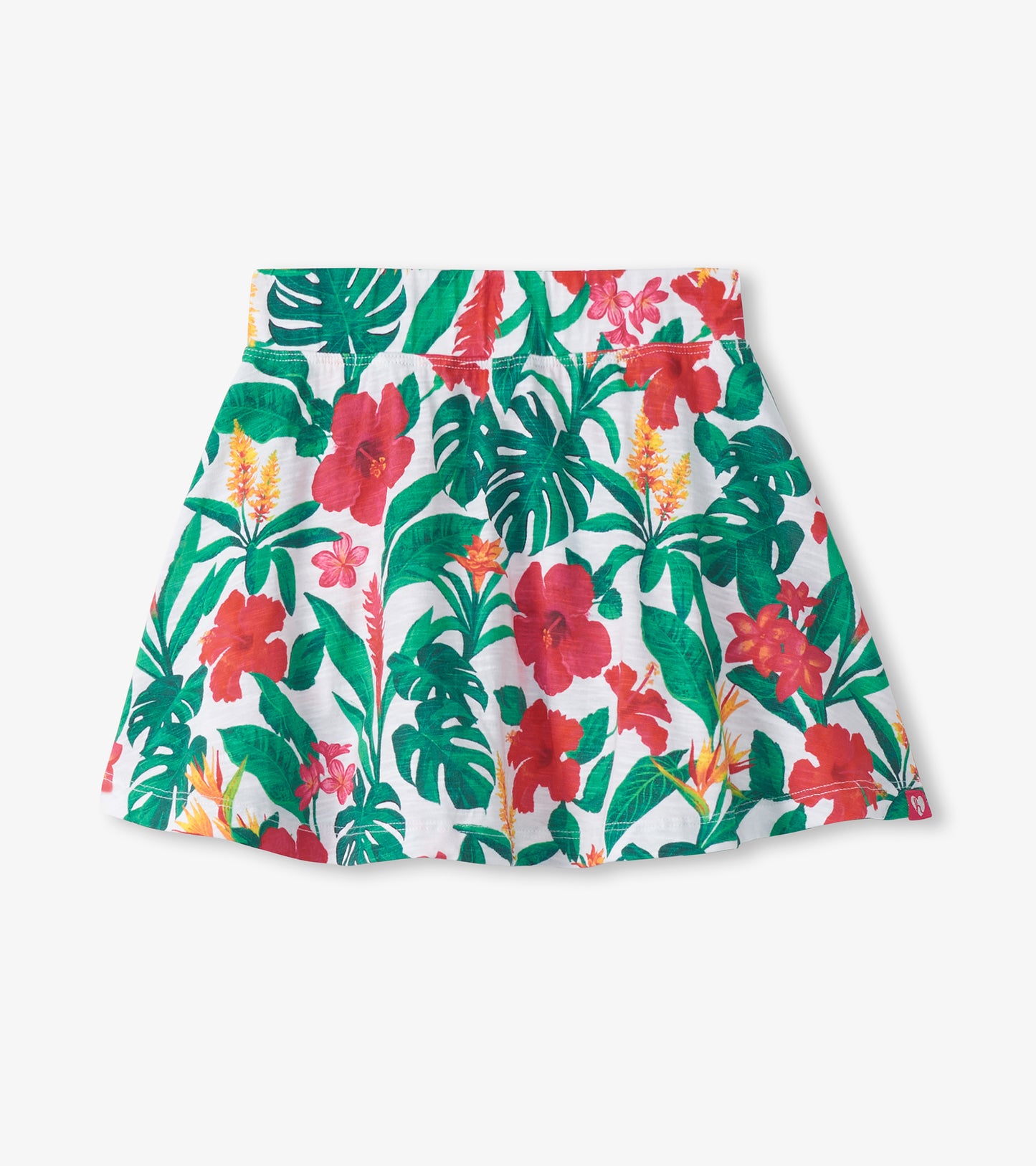 Tropical flowers floaty skort