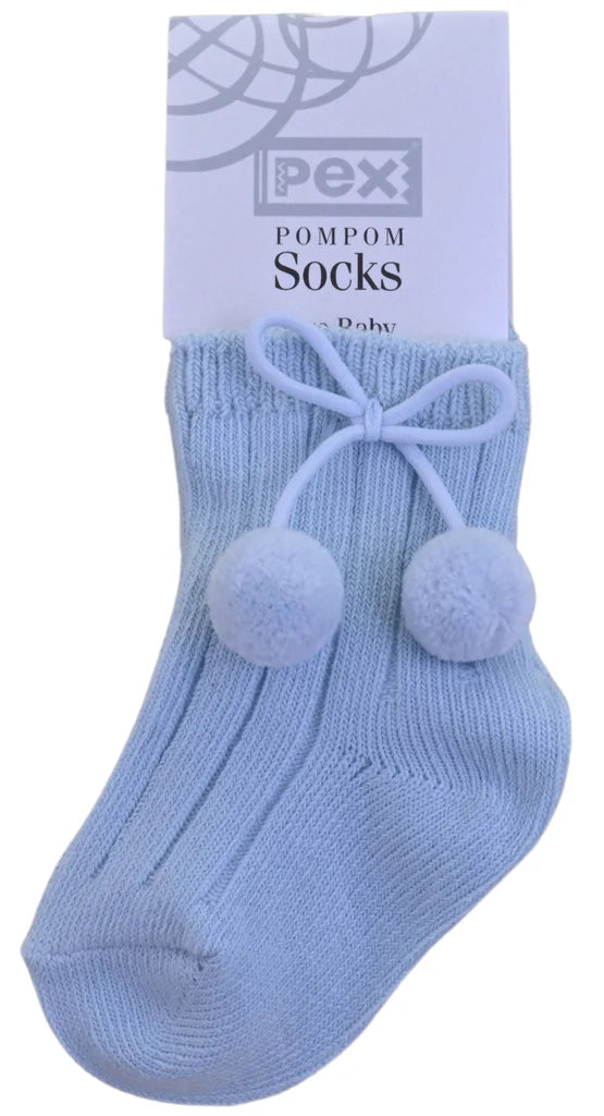 Blue Ankle Socks