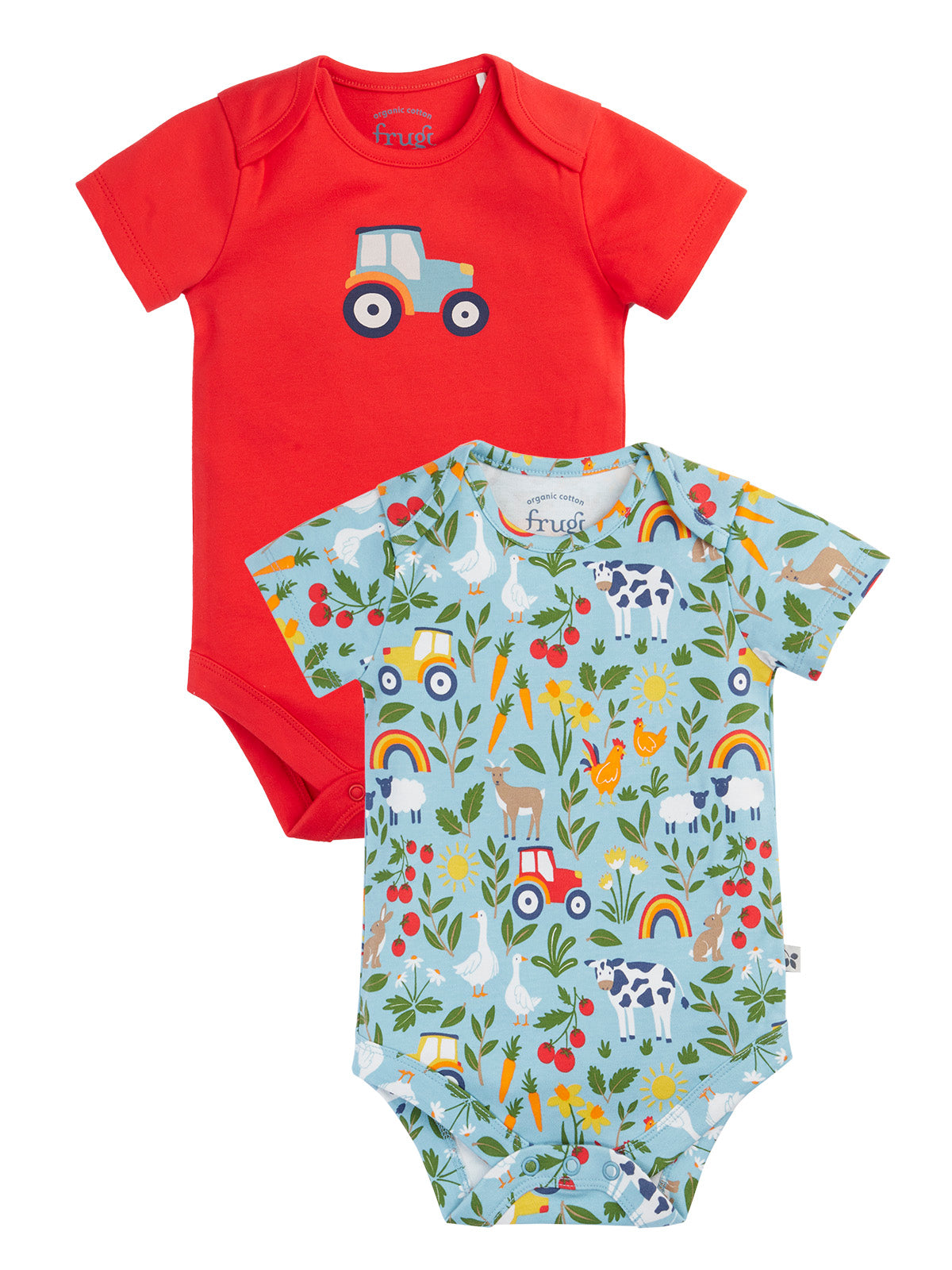 2 Pack short Sleeve Body Suits