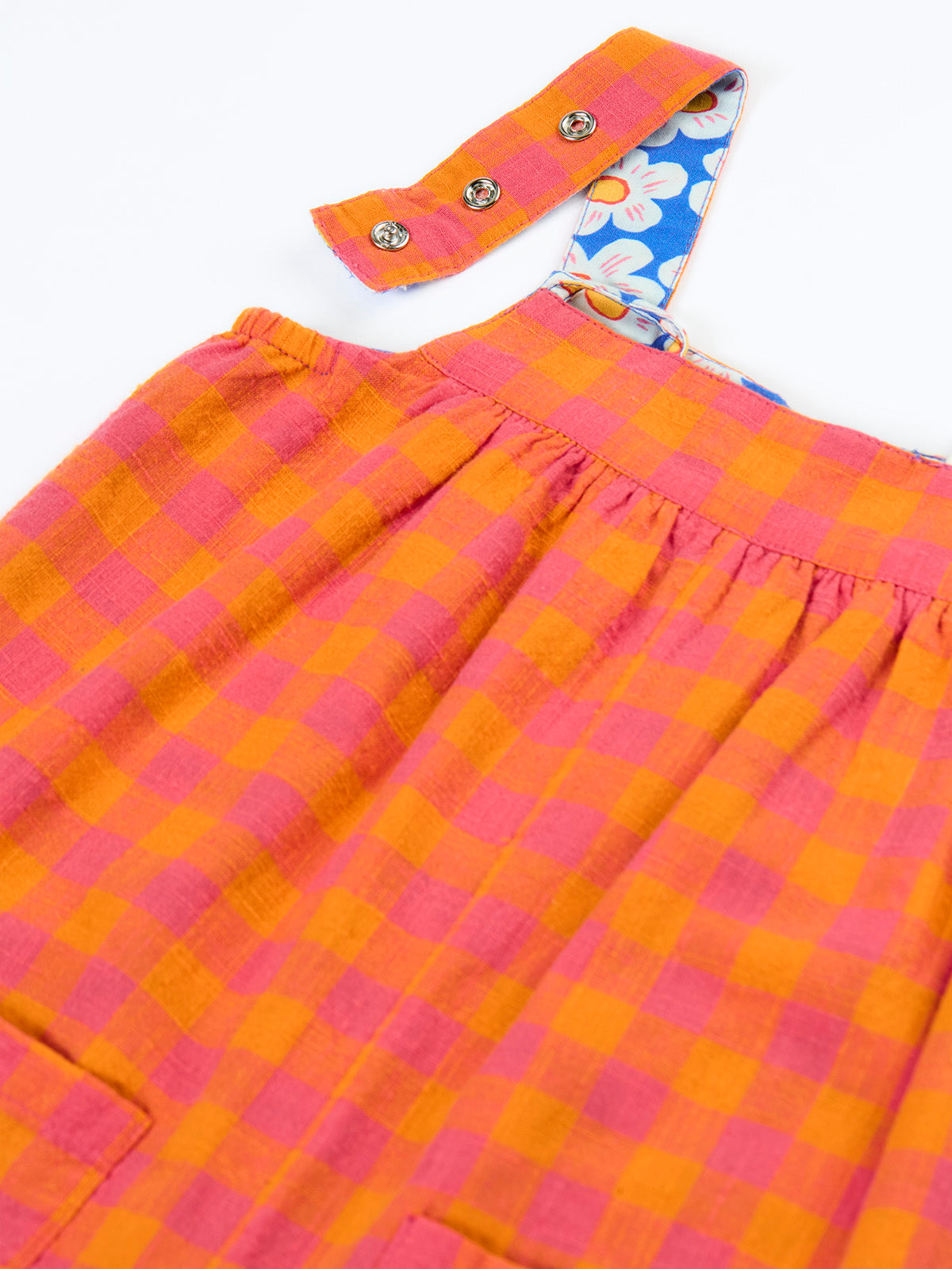 SYLVIE REVERSIBLE DUNGAREES