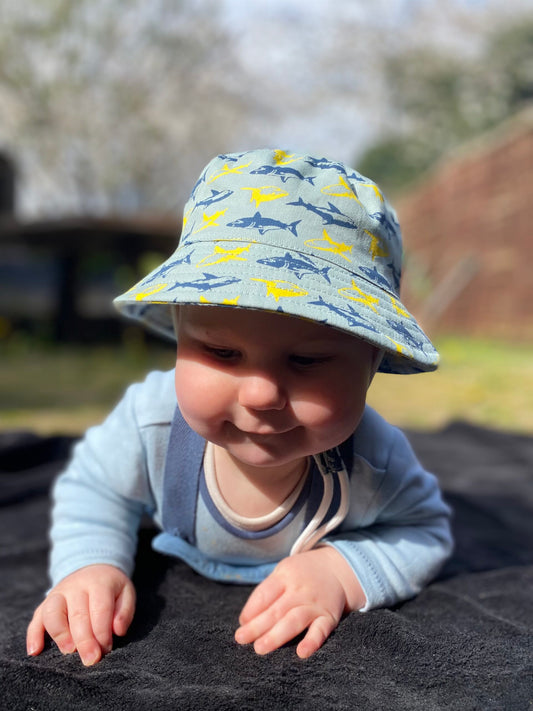 Shark Sun Hat 0-12 Months
