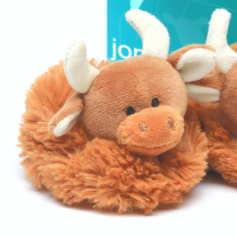 Highland Cow Baby Slippers